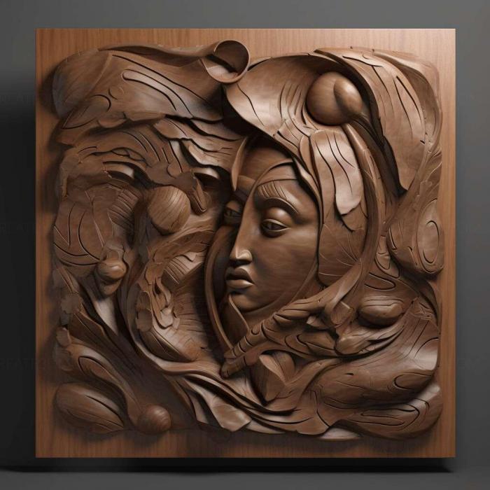 نموذج ثلاثي الأبعاد لآلة CNC 3D Art 